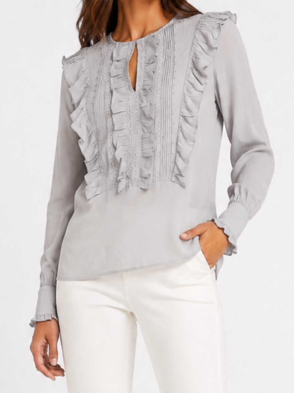 St. Roche Katy Bib Blouse Top